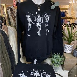Dancing Skellies Cozy Crew Neck